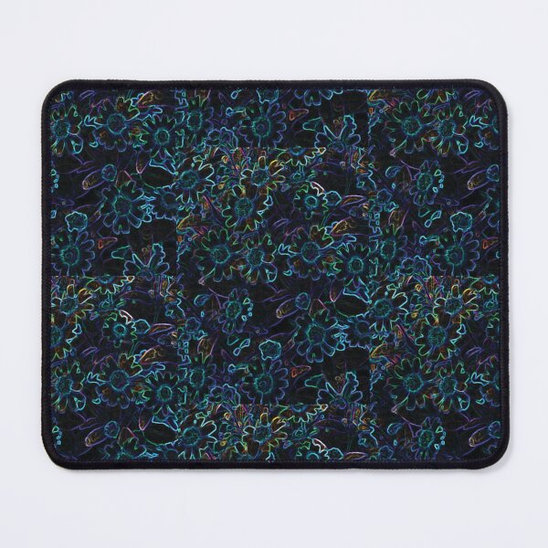 Item preview, Blue floral motif designed and sold by Marju Rose.