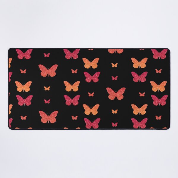 Item preview, Red Orange Ombre Faux Glitter Butterflies designed and sold by Felicity-K.