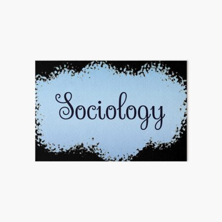 Item preview, Sociology School Subject Label - blue black designed and sold by IrinchiDE.