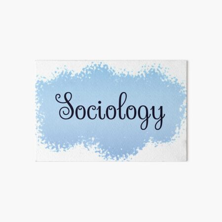 Item preview, Sociology School Subject Label - white designed and sold by IrinchiDE.