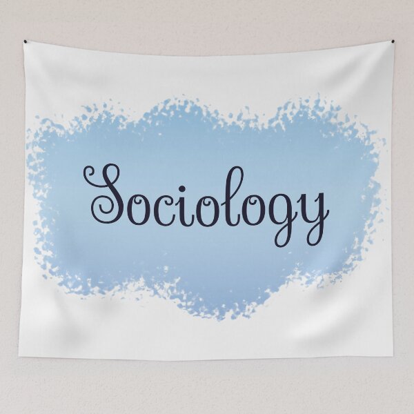 Item preview, Sociology School Subject Label - white designed and sold by IrinchiDE.