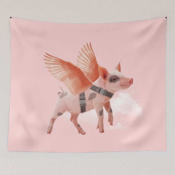 Item preview, Piggy can Fly - when pigs fly designed and sold by Vin  Zzep.