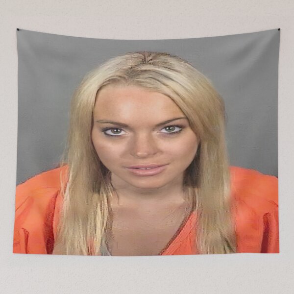 Item preview, lindsay lohan mugshot designed and sold by shopmydesign.