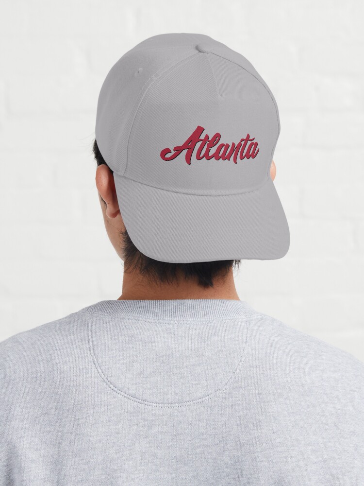 Grey & White Atlanta Tomahawk Chop Hat | Baseball Trucker Hat | Tomahawk Chop | Braves Hat | Patch Hat | Atlanta | Golf | Father's Day