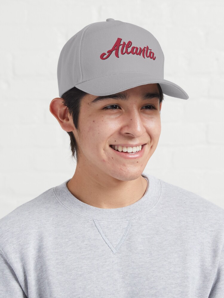 White ATL Georgia Tomahawk Hat | Baseball Trucker Hat | Tomahawk Chop |  Patch Hat | Atlanta | Golf | Father's Day