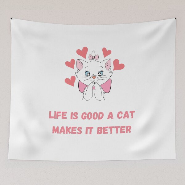 Item preview, Life is good a cat makes it better designed and sold by EagleArtist12.