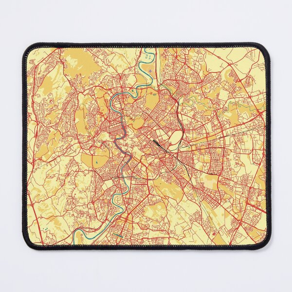 Item preview, Rome city map designed and sold by PostersProf1.