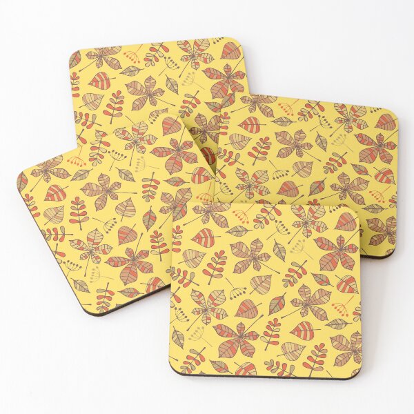 Item preview, Autumn Leaves Boho Pattern, Fall Colors Pattern Design designed and sold by Auntieck.