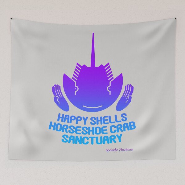 Item preview, Happy Shells Horseshoe Crab Sanctuary designed and sold by SporadicMerch.