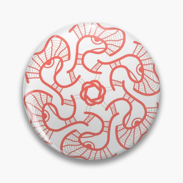 Item preview, Kyo Kage Pattern Line Art Monocolor designed and sold by R4CProject.