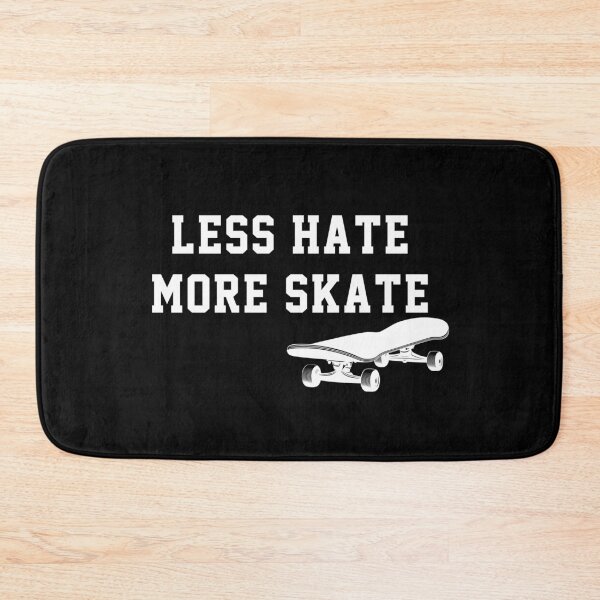 Item preview, Funny Skater, less hate more skate, Skate Boarding Sports Fan Gift, Skating , Skater Gift, Gift for skater Funny Meme Gift for Best Friend boyfriend girlfriend designed and sold by joygift369.