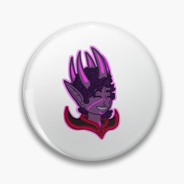 Item preview, cute dremora toothy grin emote designed and sold by Violyd-Gallery.