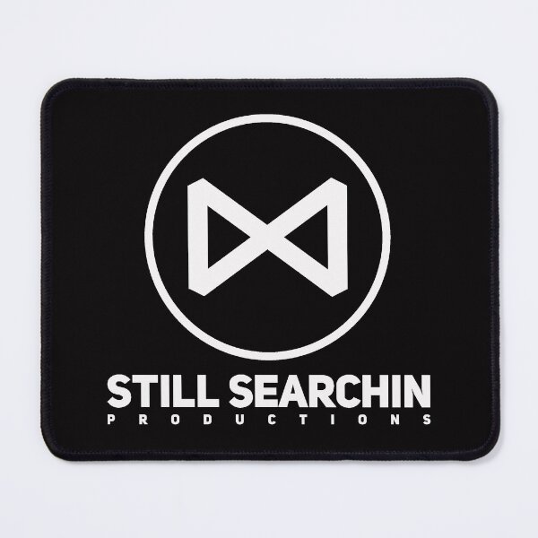Still Searchin Logo Black Background Mouse Pad