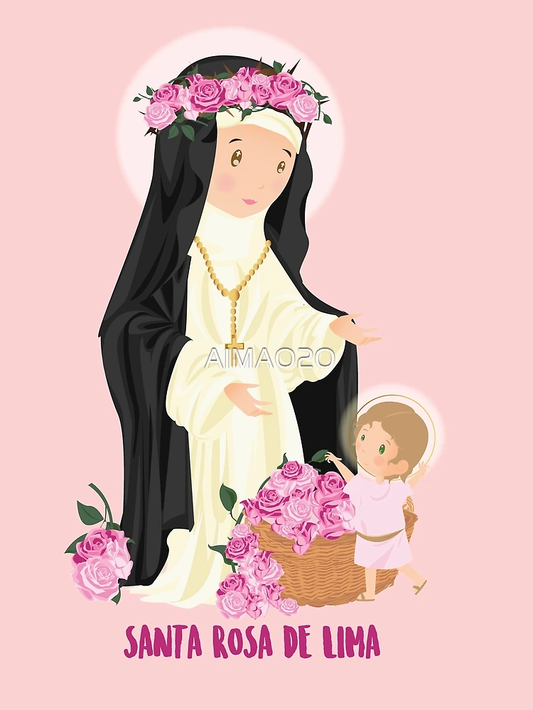 Thumbnail 3 von 3, Tuch, Saint Rose of Lima  designt und verkauft von AlMAO2O.