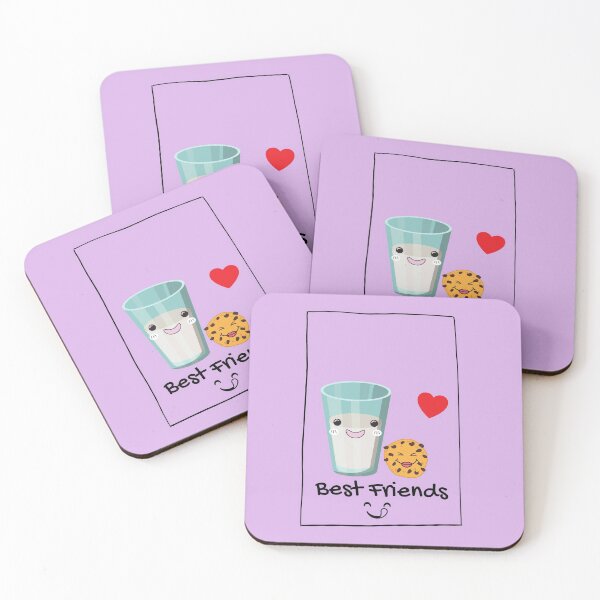 Item preview, Best Friends Milk & Cookies designed and sold by PlumNearly.