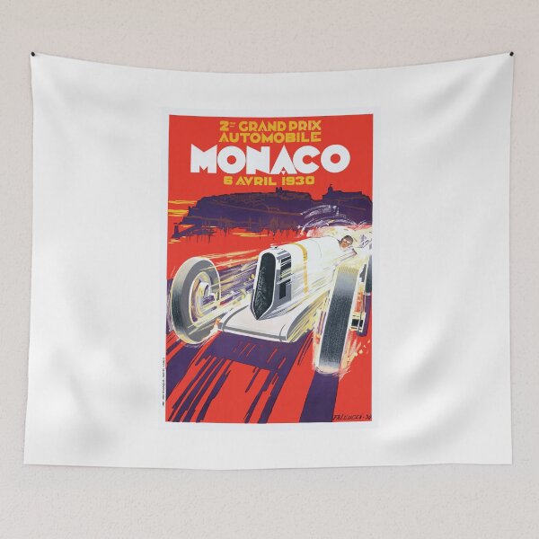 Item preview, 1930 MONACO Grand Prix Racing Poster designed and sold by retrographics.