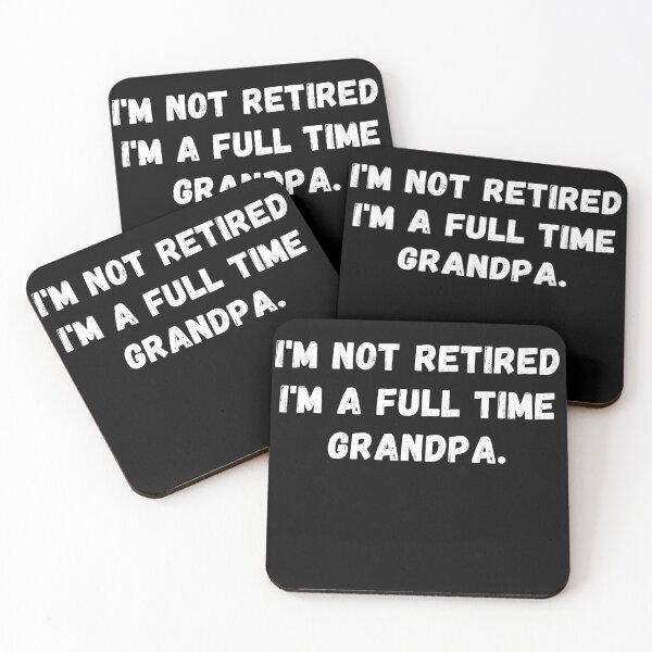 Item preview, I'm Not Retired I'm A Full Time Grandpa - Great Funny Grandfather Joke Gift Design designed and sold by GhaliSmith.