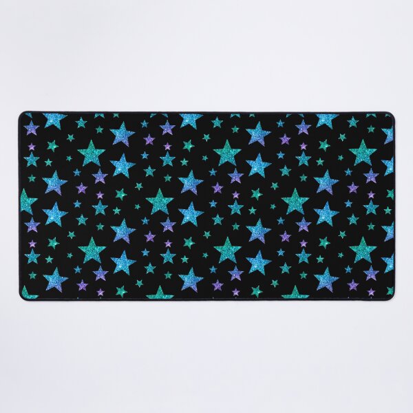 Item preview, Blue Green Ombre Faux Glitter Stars designed and sold by Felicity-K.