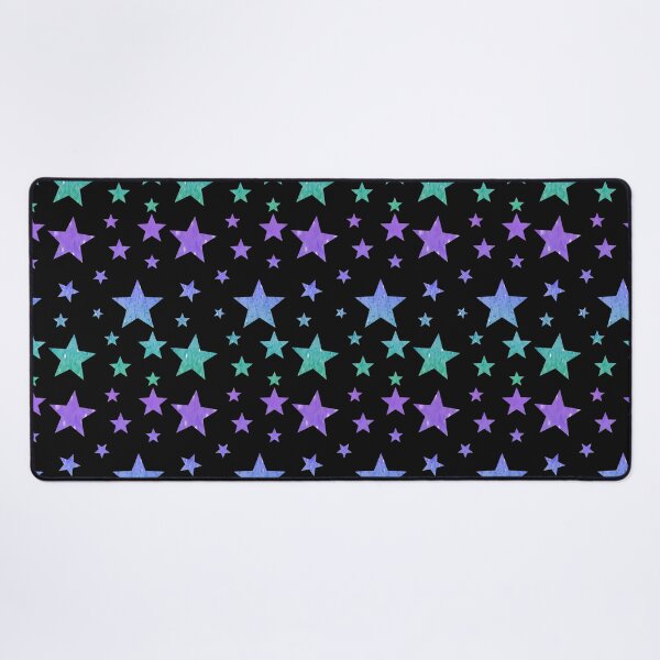 Item preview, Pastel Purple Teal Ombre Faux Glitter Stars designed and sold by Felicity-K.