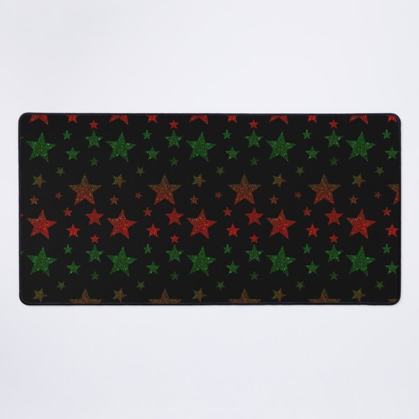 Item preview, Christmas Red Green Ombre Faux Glitter Stars designed and sold by Felicity-K.