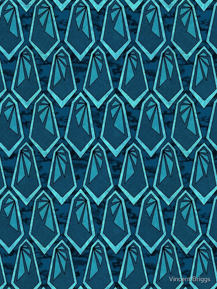 Thumbnail 5 of 5, iPhone Case, Geometric Crystal Pattern designed and sold by VincentBriggs.