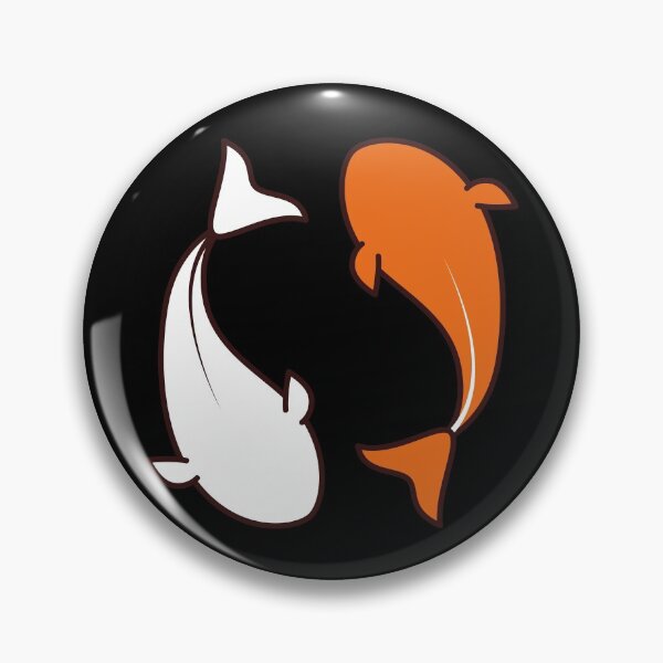 Item preview, Koi Fish Ying & Yang Meaning Love Minimalist Design designed and sold by appareltolove.