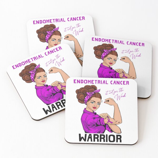 Item preview, ENDOMETRIAL CANCER Warrior It's Not For The Weak designed and sold by largellie.