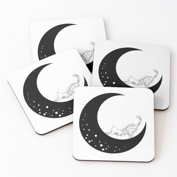 Item preview, Cat Stretching on the Moon designed and sold by EclecticOdyssey.