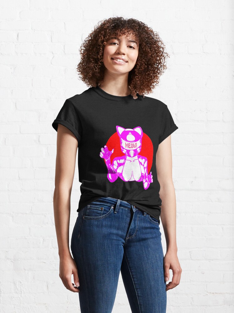 Vista alternativa de Camiseta clásica Lady Cat