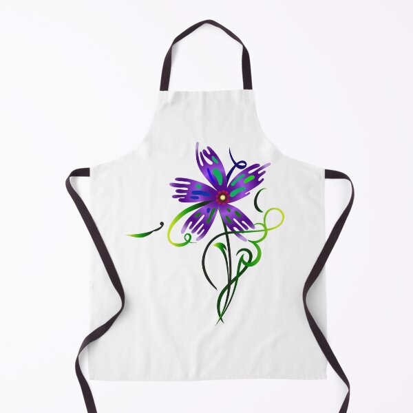 Artikelvorschau, Abstraktes blaues Blumendesign entworfen und verkauft von crevettedesign.