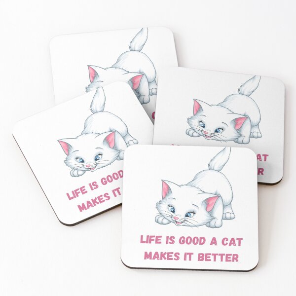 Item preview, Life is good a cat makes it better designed and sold by EagleArtist12.