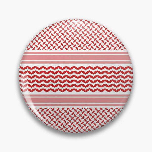 “Jordanian Shemagh Design” Pin for Sale by ArabicMerch | Redbubble