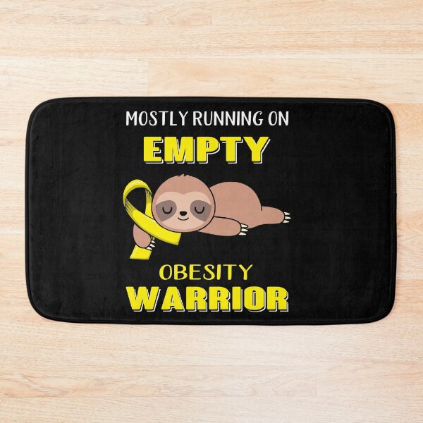 Item preview, Mostly Running On Empty Obesity Warrior designed and sold by Brad-FI.