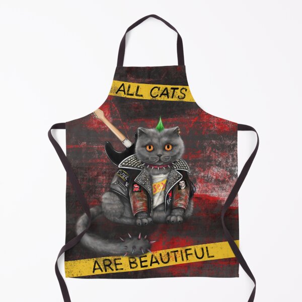Item preview, All Cats Are Beautiful - ACAB - Punk Cat designed and sold by MarMirArt.
