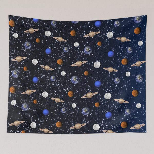Item preview, Moon and Planets pattern designed and sold by claudia-67.