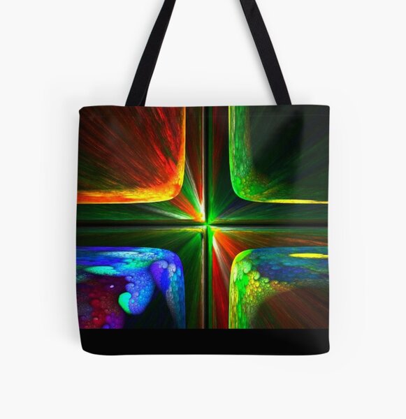 Crucifix All Over Print Tote Bag