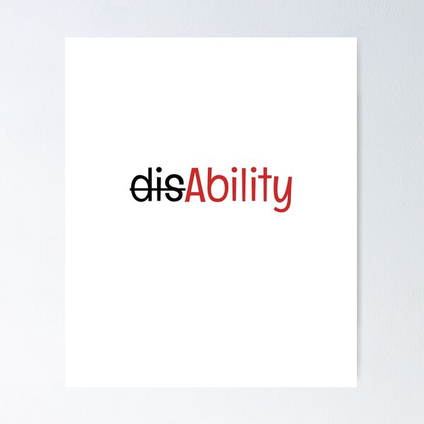 Item preview, Ability, not disability. designed and sold by teez4dayz.
