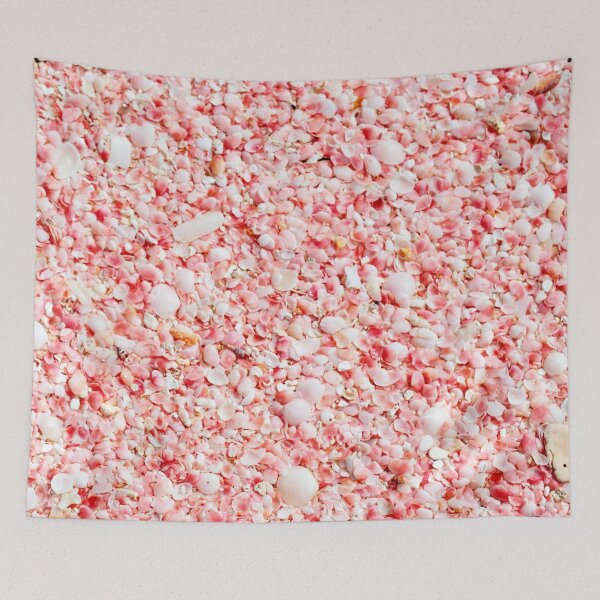 Item preview, Tiny Pink Shell Sand Beach Caribbean Island designed and sold by Piper-Deals.