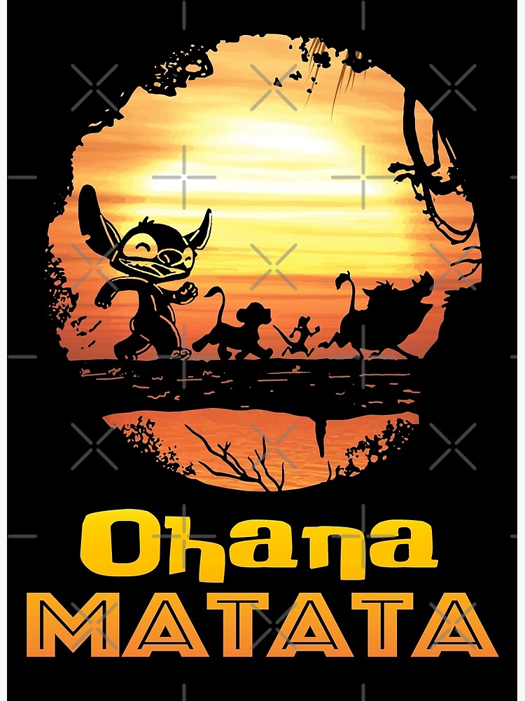 Lilo & Stitch Ohana Reg Poster