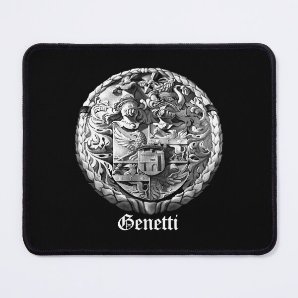 Item preview, Genetti Coat-of-Arms with Surname in Reverse designed and sold by Genetti Family Shop.