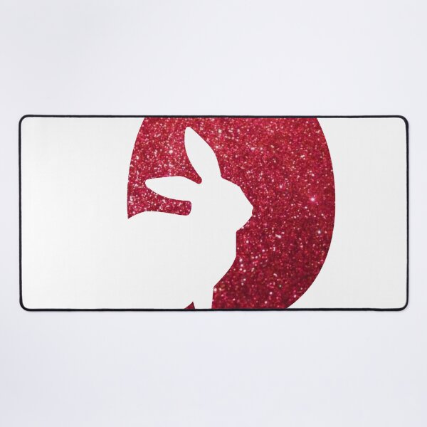 Item preview, Easter Bunny Silhouette in Red Faux Glitter Easter Egg designed and sold by Felicity-K.