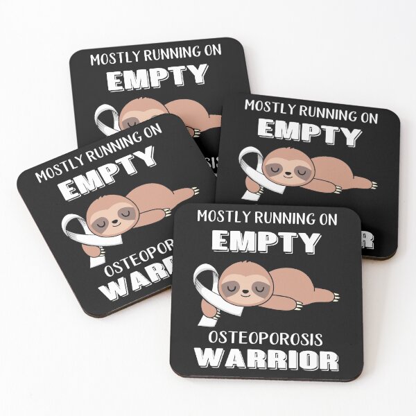 Item preview, Mostly Running On Empty Osteoporosis Warrior designed and sold by Brad-FI.