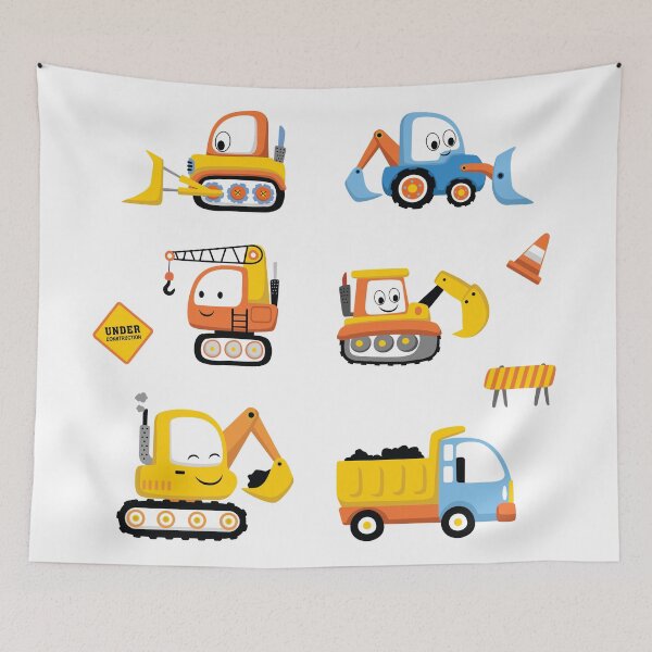 Item preview, Cute Construction Vehicles Character Set designed and sold by infleims.