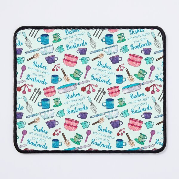 Item preview, Dishes, We Meet Again You Dirty Bastards designed and sold by KrisInStitches.