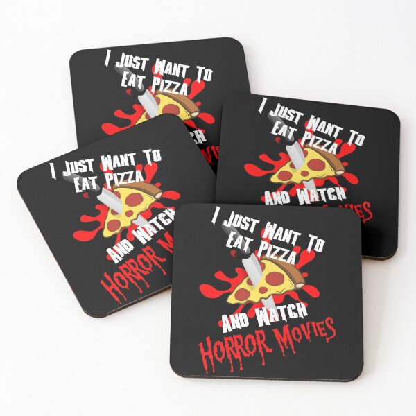 Item preview, I Just Want To Eat Pizza And Watch Horror Movies designed and sold by printhappy4you.