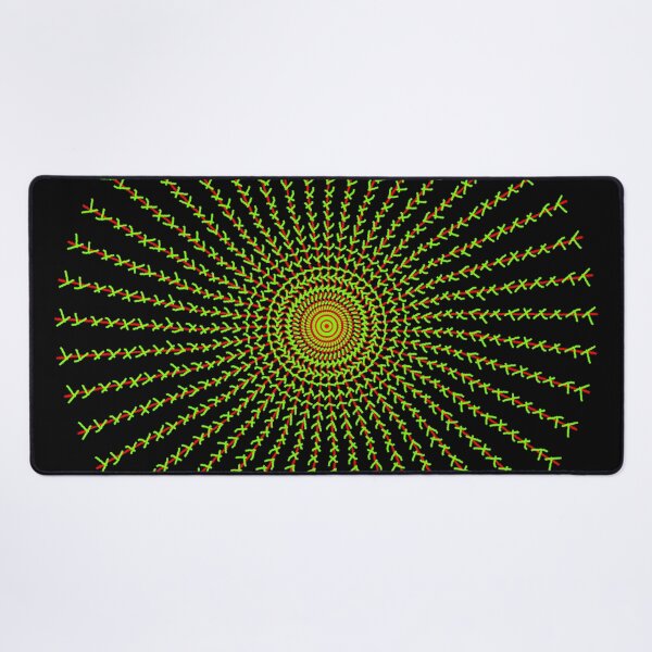 Item preview, Abstract Red & Green Wrapped Wired Spiral designed and sold by SXW Designs.