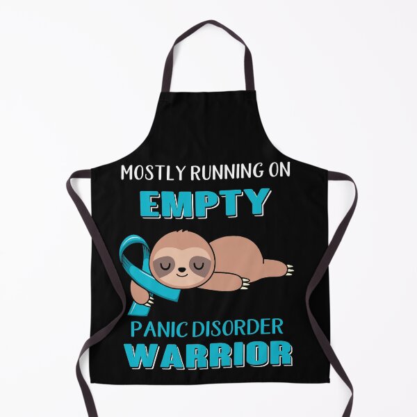 Item preview, Mostly Running On Empty Panic Disorder Warrior designed and sold by Brad-FI.