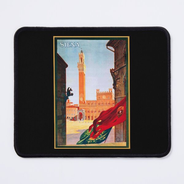 Item preview, Vintage Siena Travel Advertisement - Siena Tuscany Art Reproduction designed and sold by molamode.