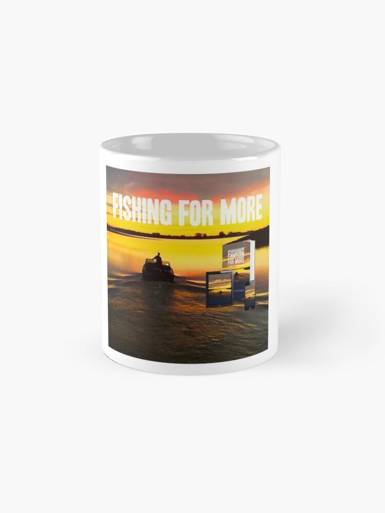 Thumbnail 4 of 6, Coffee Mug, Fishing for More designed and sold by BloemendaalFish.