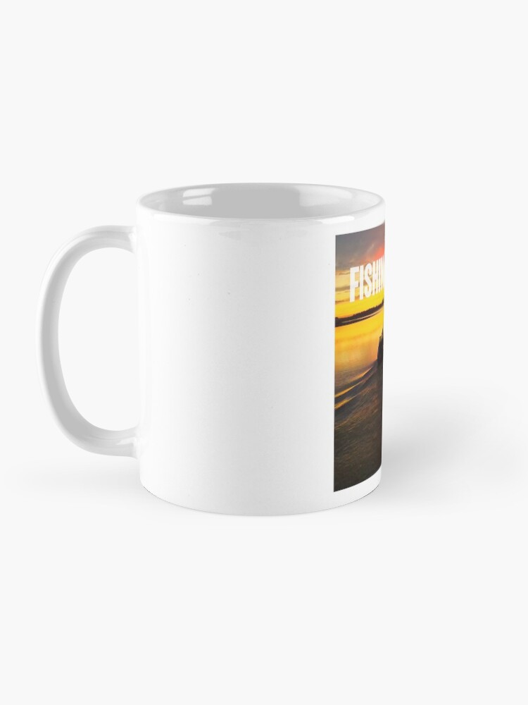 Thumbnail 3 of 6, Coffee Mug, Fishing for More designed and sold by BloemendaalFish.